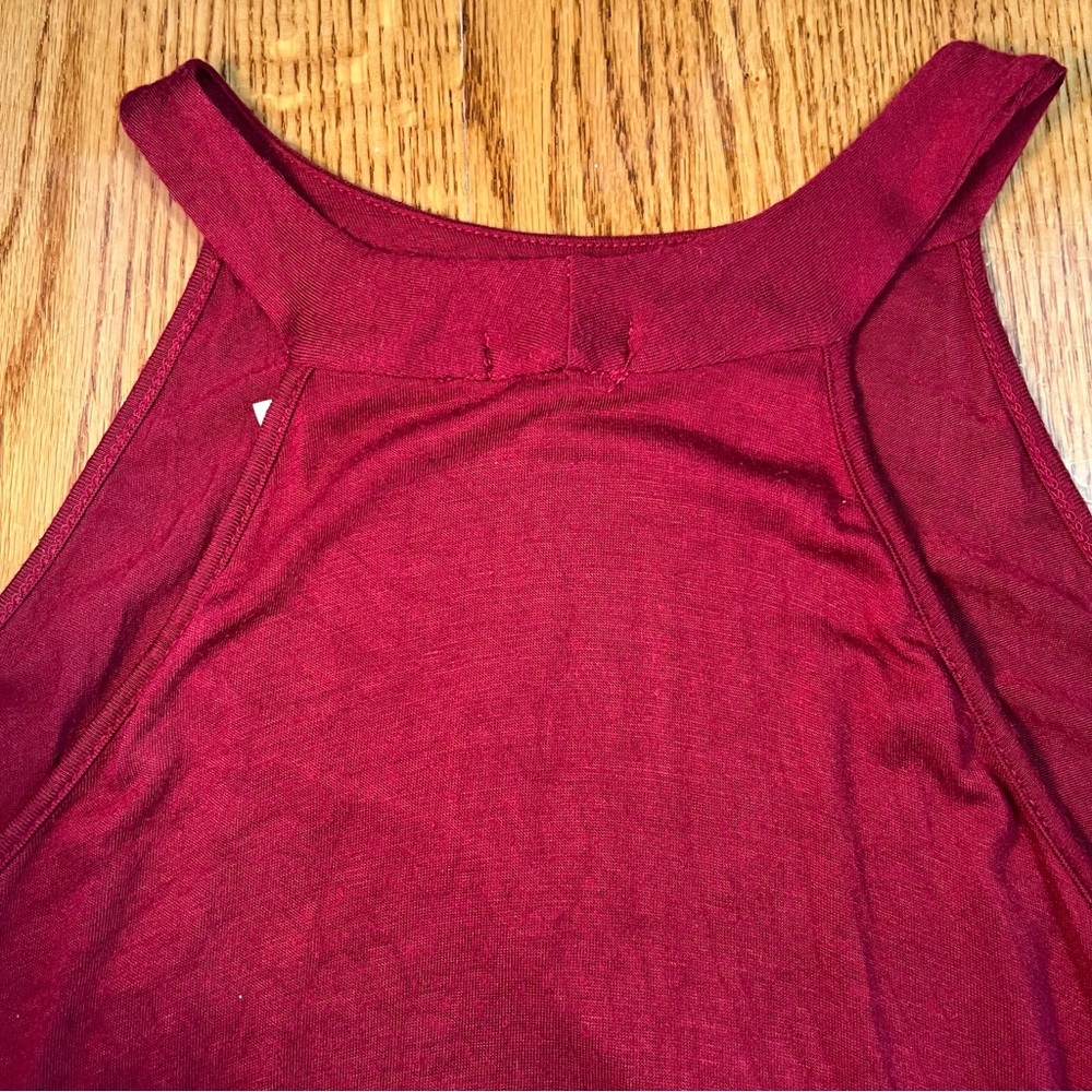 UO Kimchi Blue High Neck Red Tank Top - Picture 11 of 13